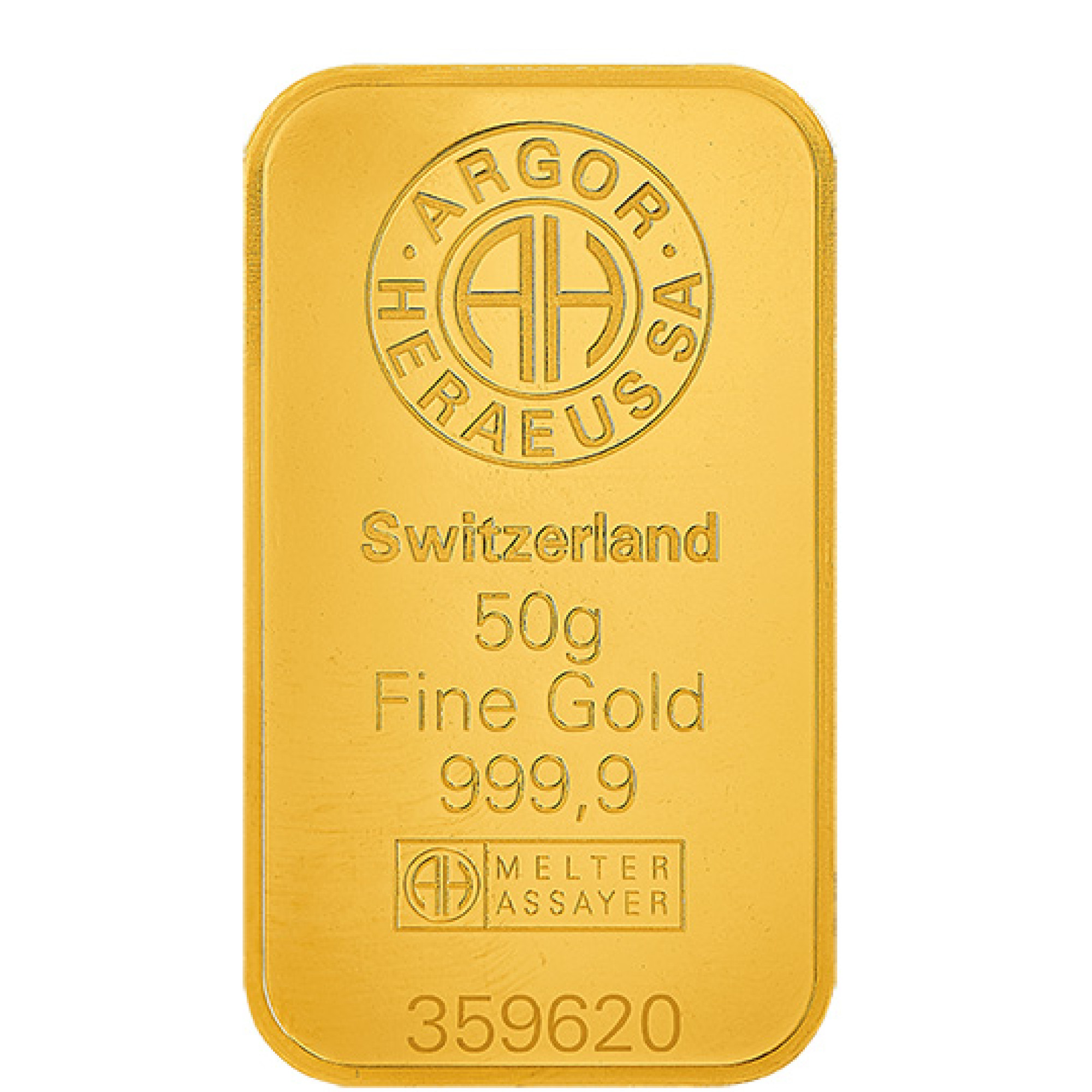 Feingoldbarren 50 Gramm